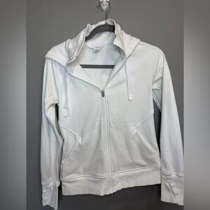 Athleta Full Zip‎ Hoodie in White